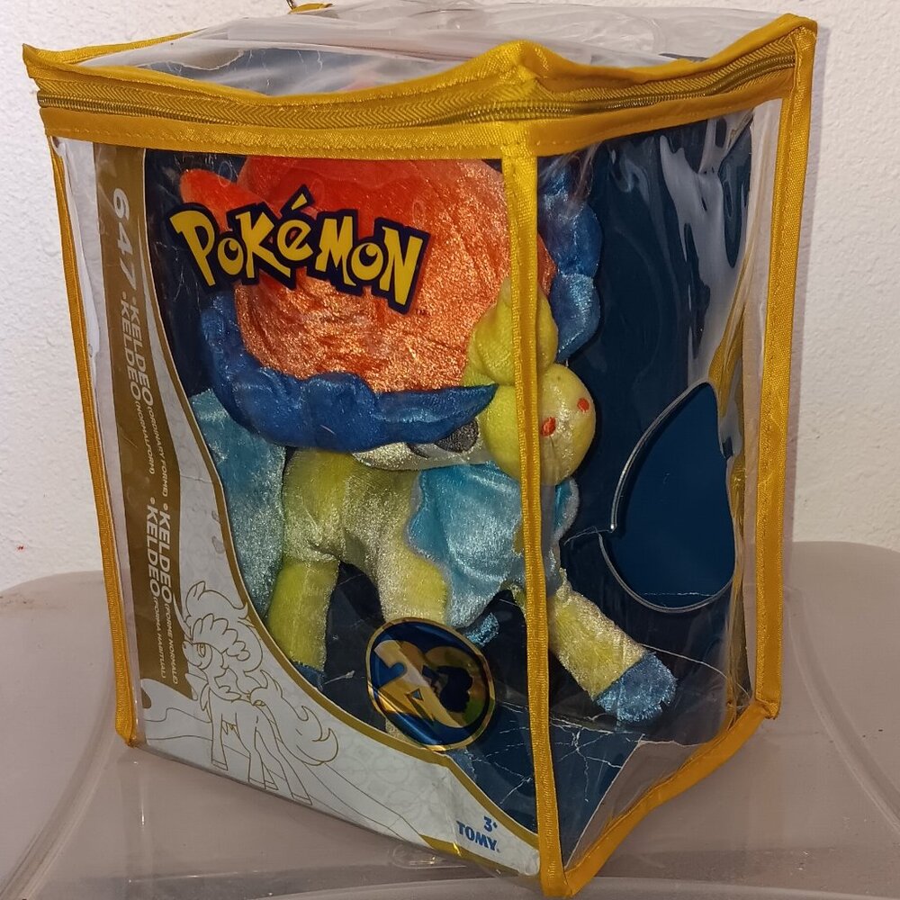 Tomy Pokémon 20th Anniversary Keldeo 8 Inch Plush Toy